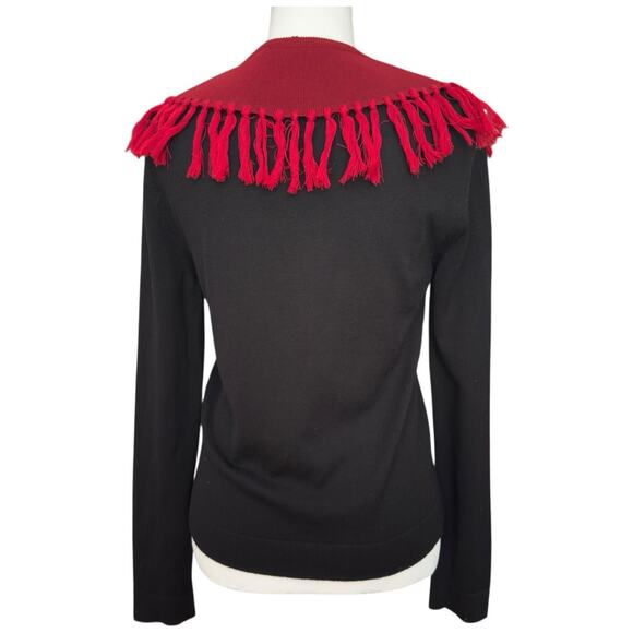 ALTUZARRA Ming Fringed Wool Sweater Size S - Picture 11 of 13